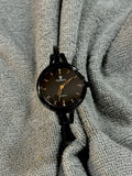 Black Bangle Watch for Women