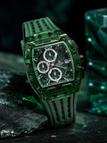NaviForce  Analogue Date Aperture Chronograph Watch NF7105_Green