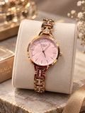 Titan Raga Women's Rose Gold-Tone Bracelet Watch - NJ95352WM01