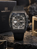 NaviForce  Analogue Date Aperture Chronograph Watch NF8052_Black