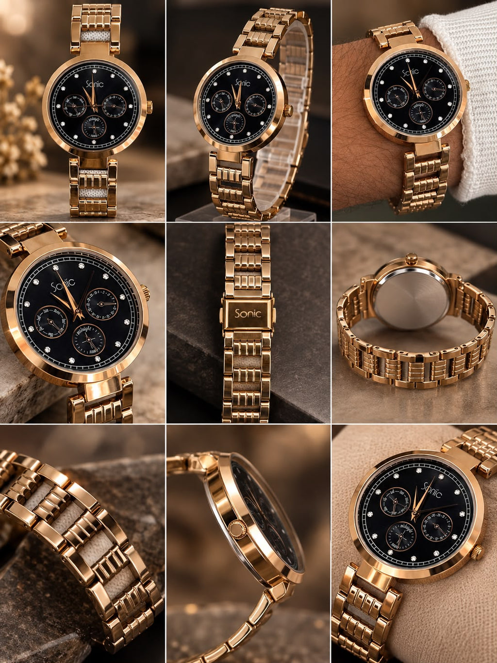 Sonic Rose Gold Ladies watch