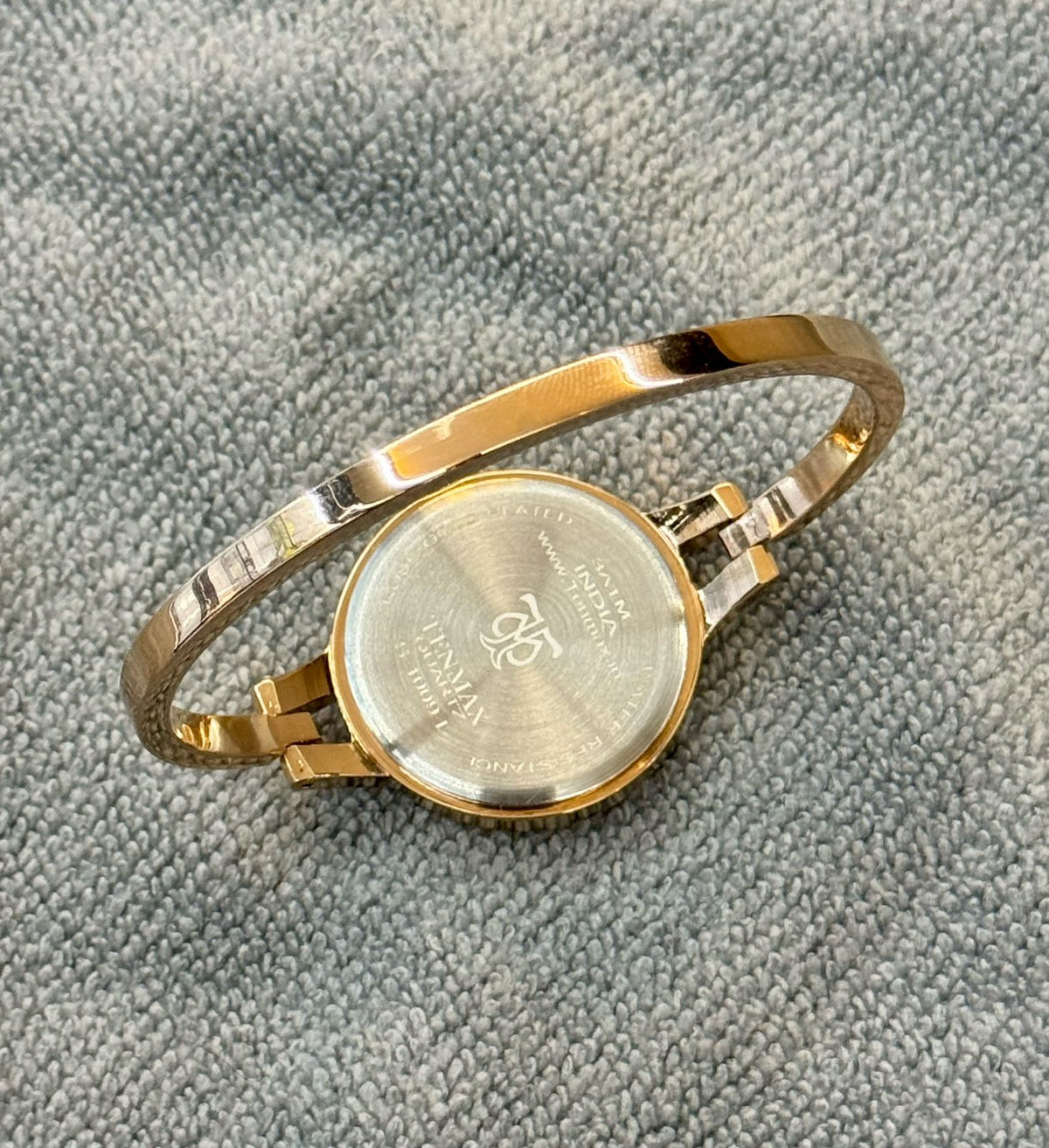 Tenmax RoseGold Bangle Watch for Women